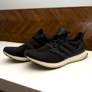 Adidas Ultra Boost Black and White Men's 9